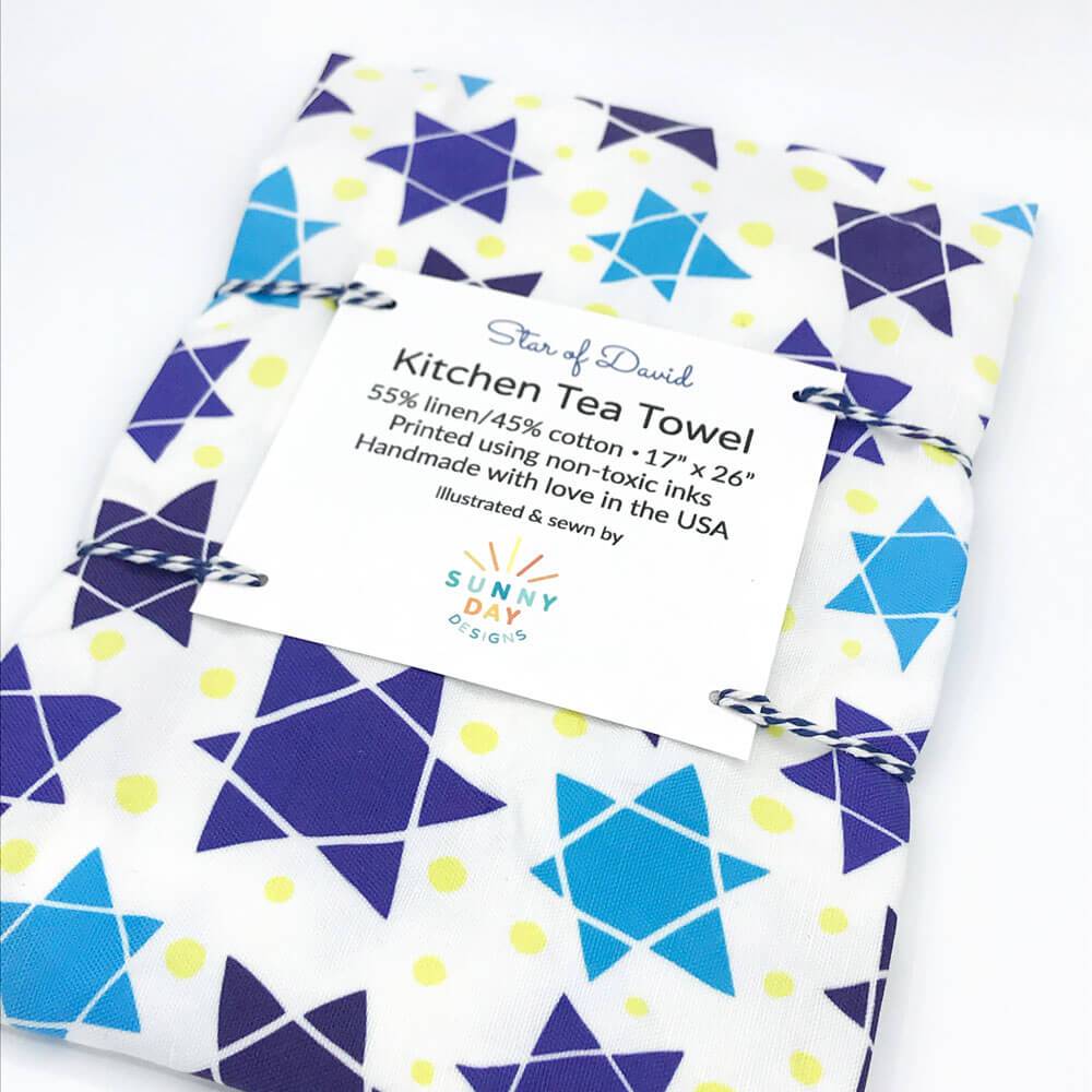 Sunny Day Designs - Star of David Tea Towel - ModernTribe