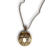 Marla Studio Necklaces Rock Star of David Pendant on Sterling Silver Chain - (Choice of Color)