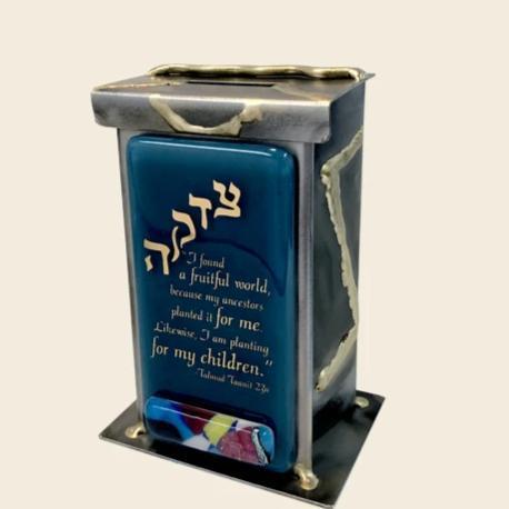Gary Rosenthal - Large Fruitful World Tzedakah Box by Gary Rosenthal - ModernTribe
