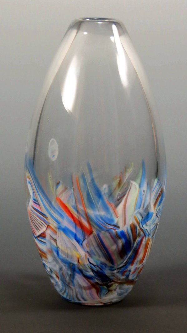 NolaGlass - Tapered Bud Smash Glass Vase by NolaGlass - ModernTribe