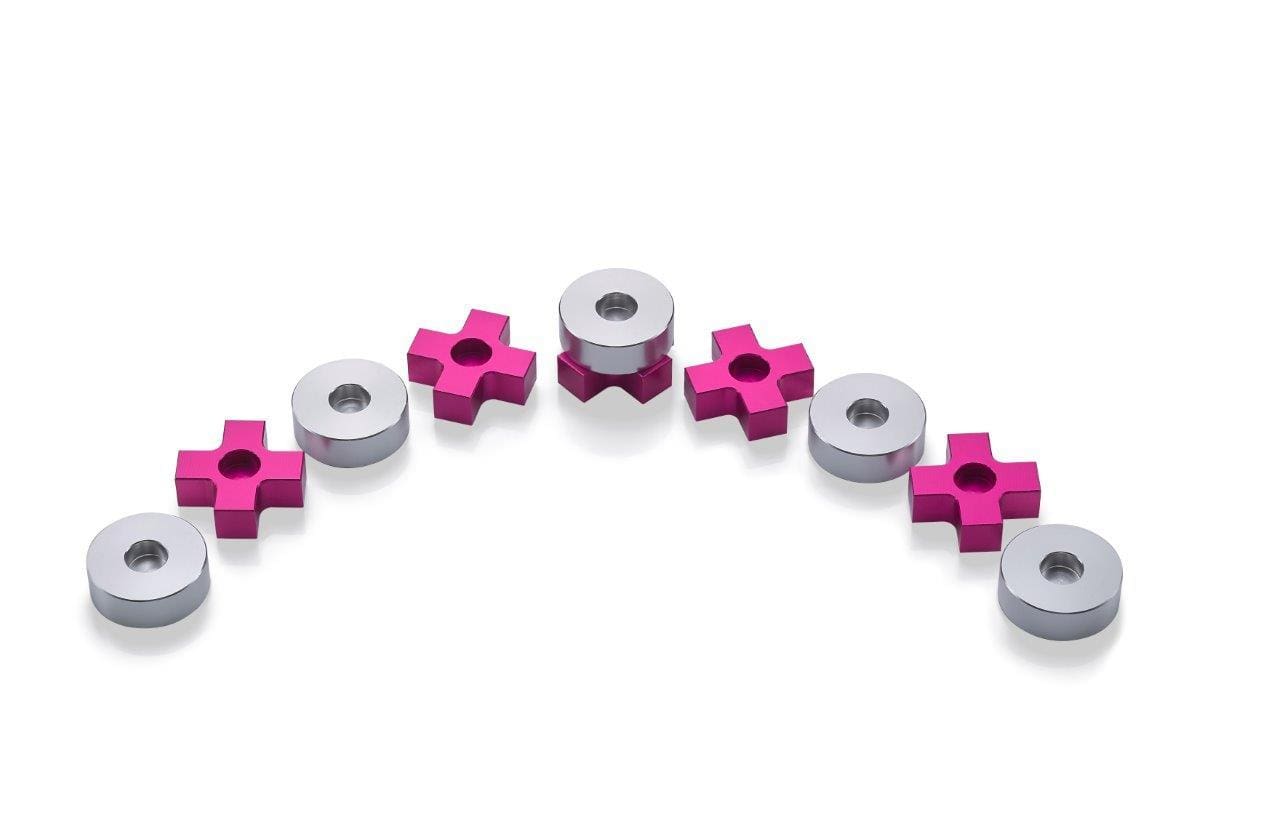 Laura Cowan - Tic Tac Toe Menorah by Laura Cowan - (Choice of Color) - ModernTribe