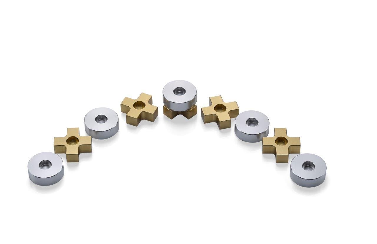 Laura Cowan - Tic Tac Toe Menorah by Laura Cowan - (Choice of Color) - ModernTribe