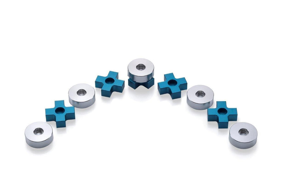 Laura Cowan - Tic Tac Toe Menorah by Laura Cowan - (Choice of Color) - ModernTribe