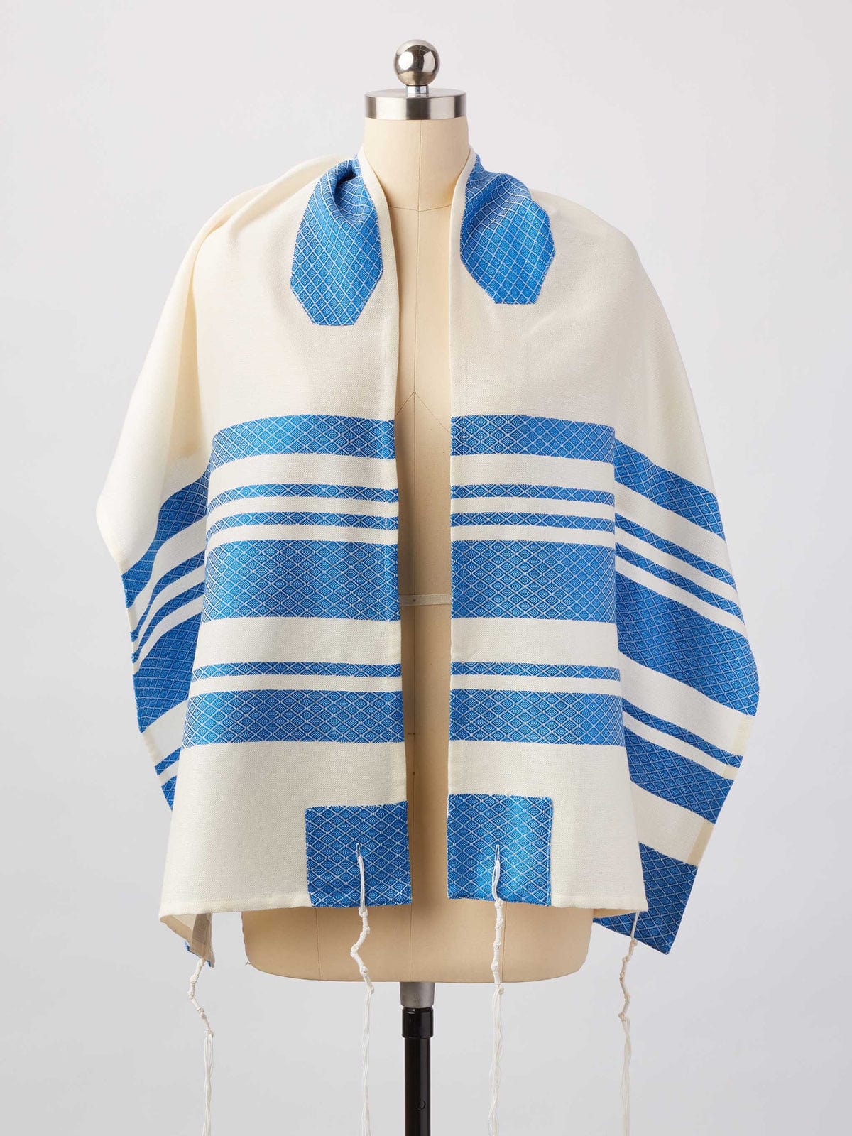 Advah - Blue Stripes Traditional Woven Tallit by Advah Designs - ModernTribe