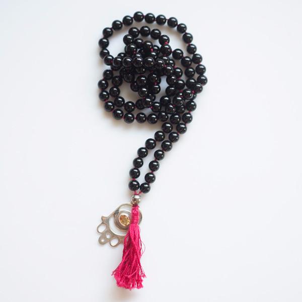 Hunt Designer Jewelry - Hamsa Mala Necklace - ModernTribe