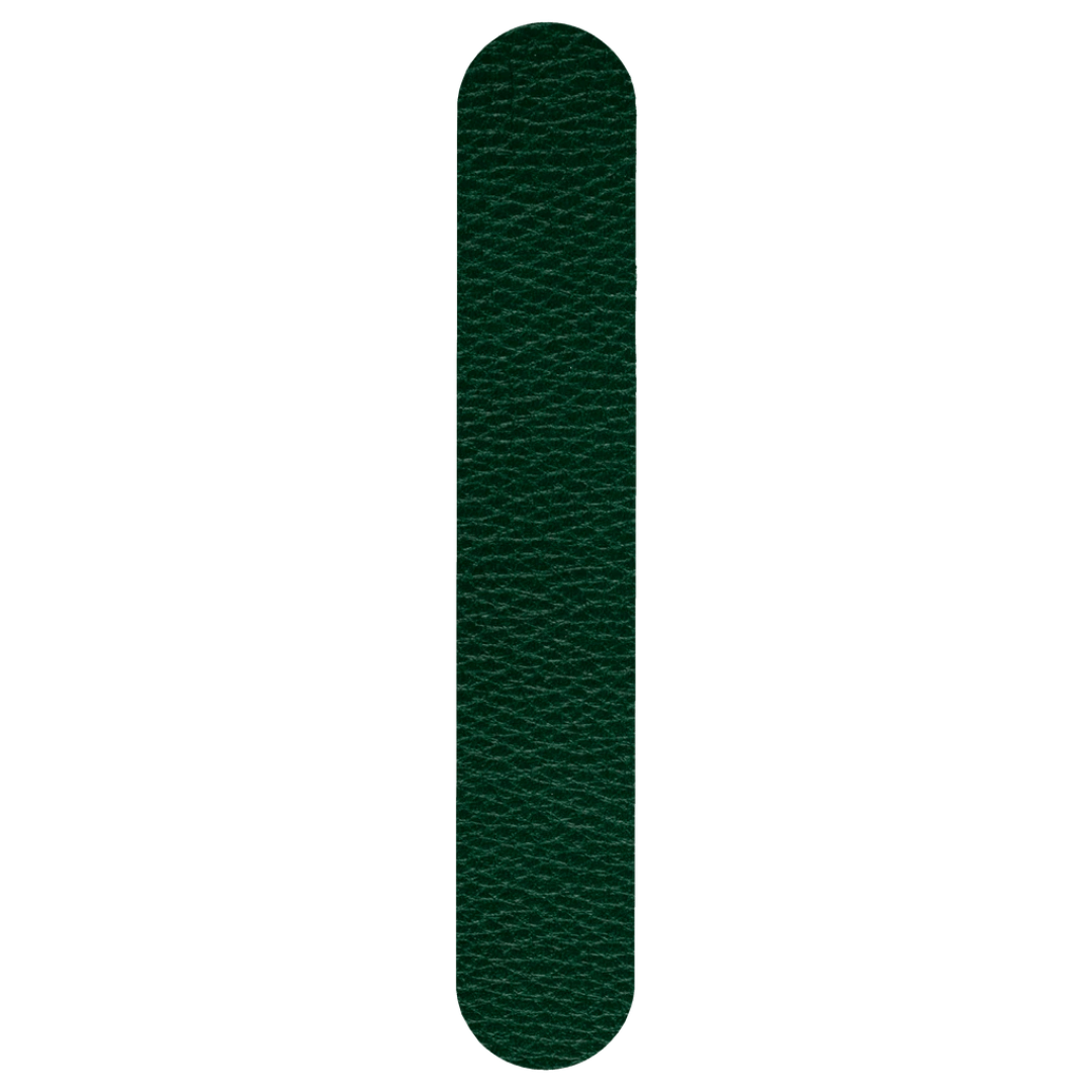 Mi Polin Mezuzahs Green Leather Mood Mezuzah Premium Cover - Choice of Colors