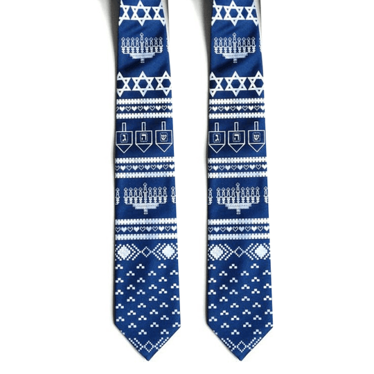 Ugly Hanukkah Sweater Tie