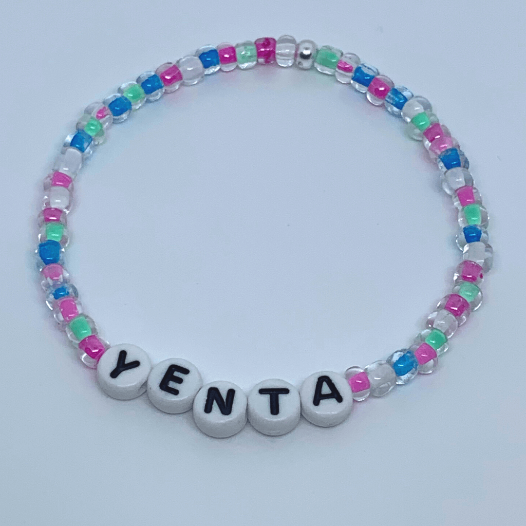 Big Mouth Bead Shop - Yiddish Word Bead Bracelets - Mensch, Chutzpah, Yenta or Kvetch - ModernTribe