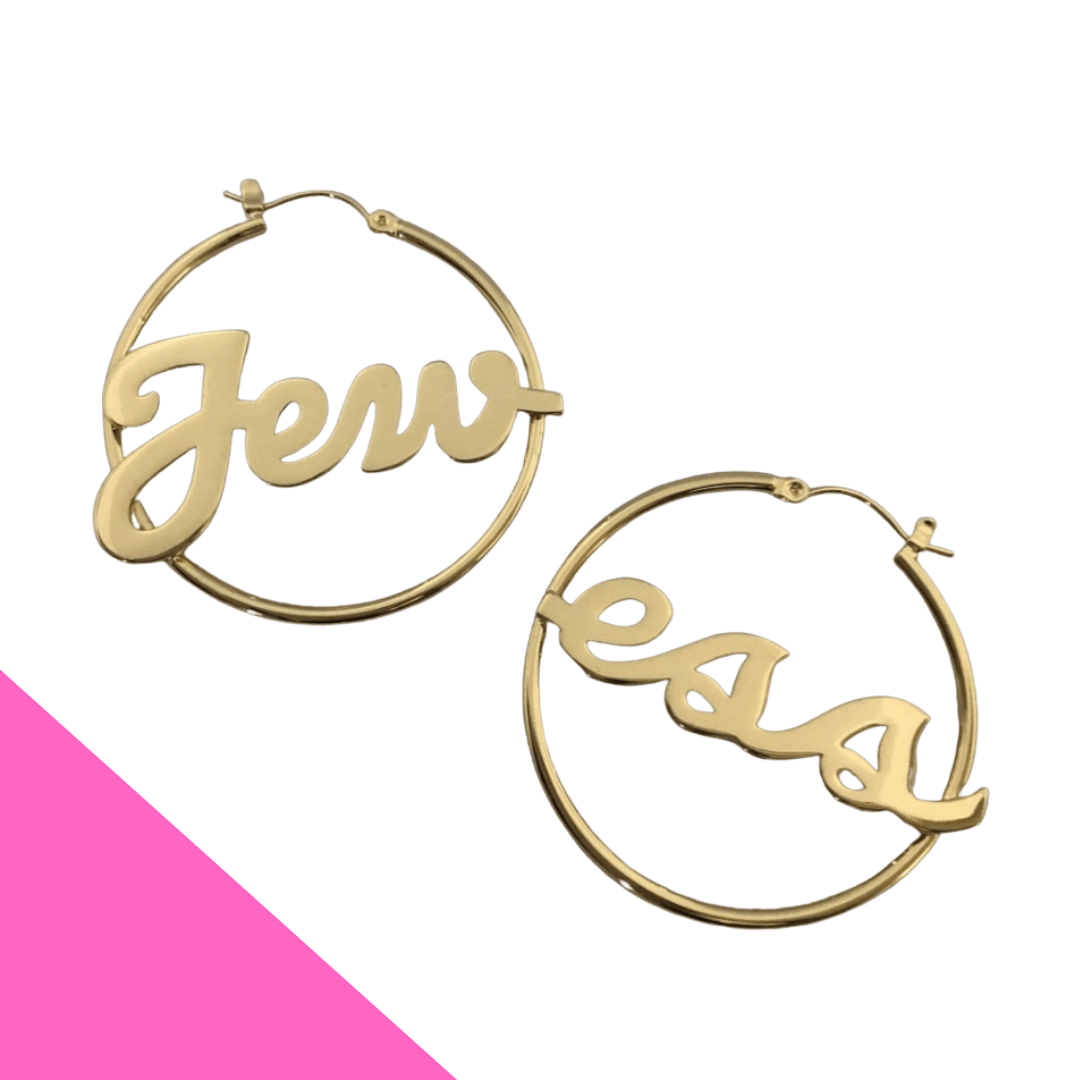 2Jewesses Designs Earrings Gold Jewess Hoop Earrings - 14k Gold