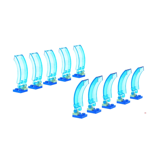 Moses Sea Add On Made with LEGO® Bricks