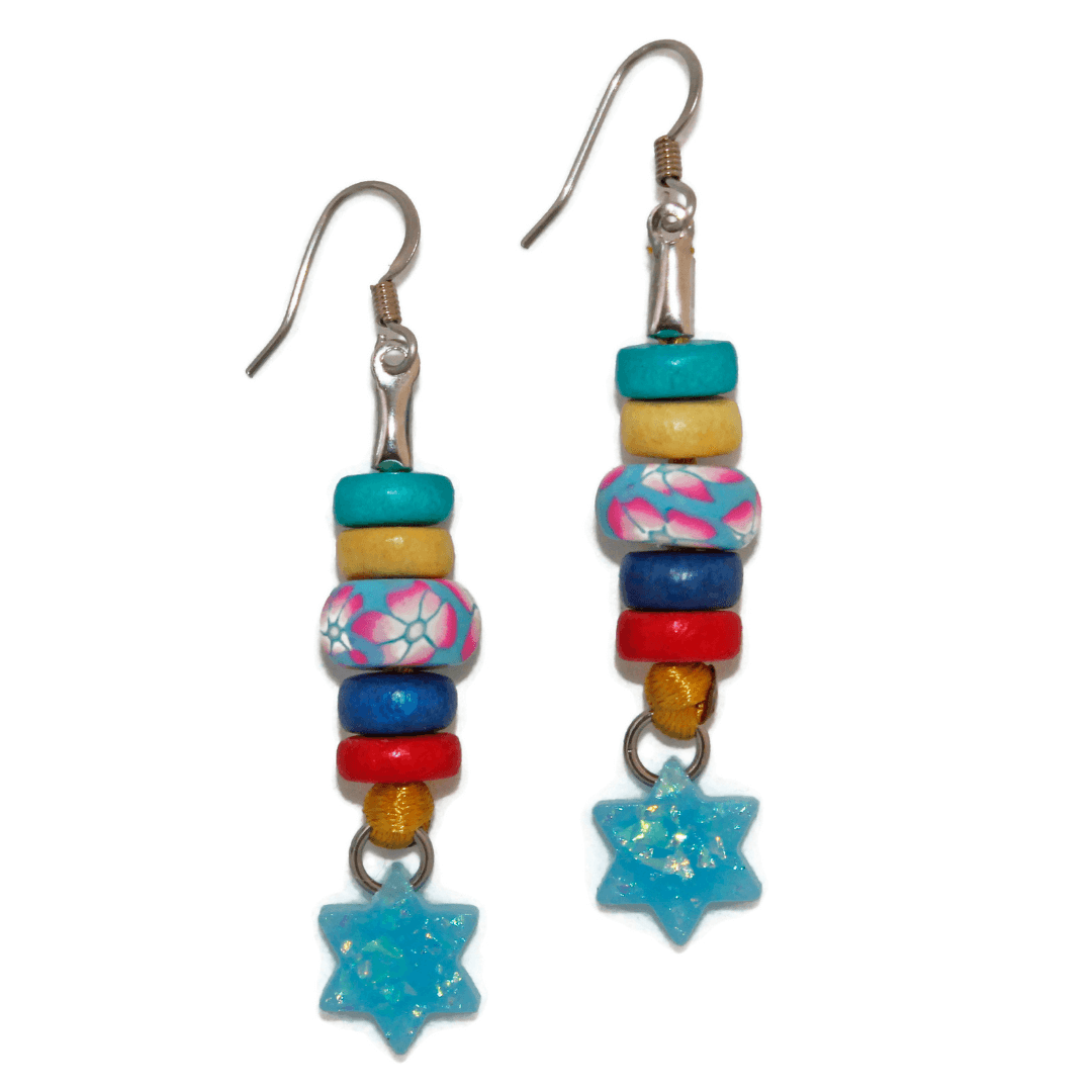 My Tribe by Sea Ranch Jewelry - Sea Me Star of David Charm Earrings - ModernTribe