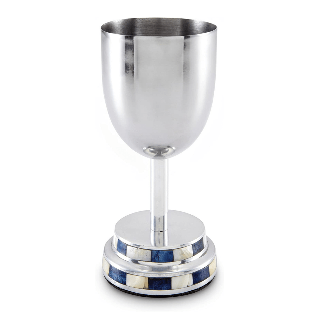 Julia Knight Inc. - Snow Mother of Pearl Kiddush Cup - ModernTribe
