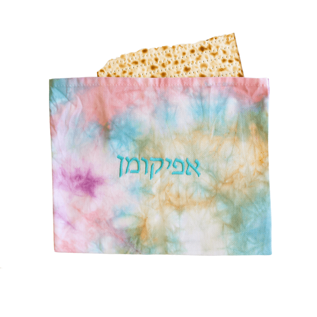 ModernTribe - Pastel Rainbow Tie Dye Afikomen Bag - ModernTribe