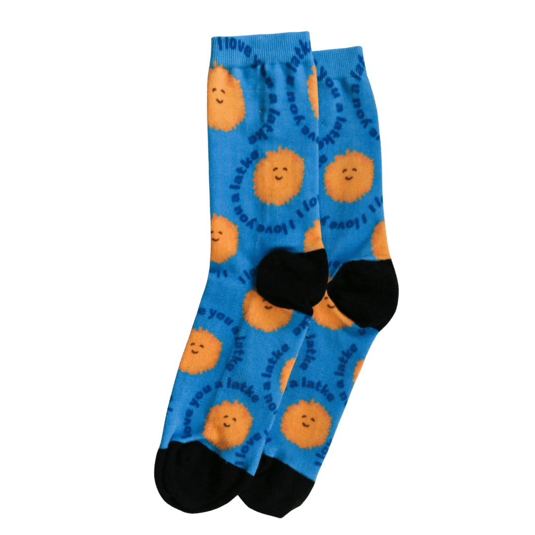 ModernTribe - I Love You a Latke Socks - ModernTribe