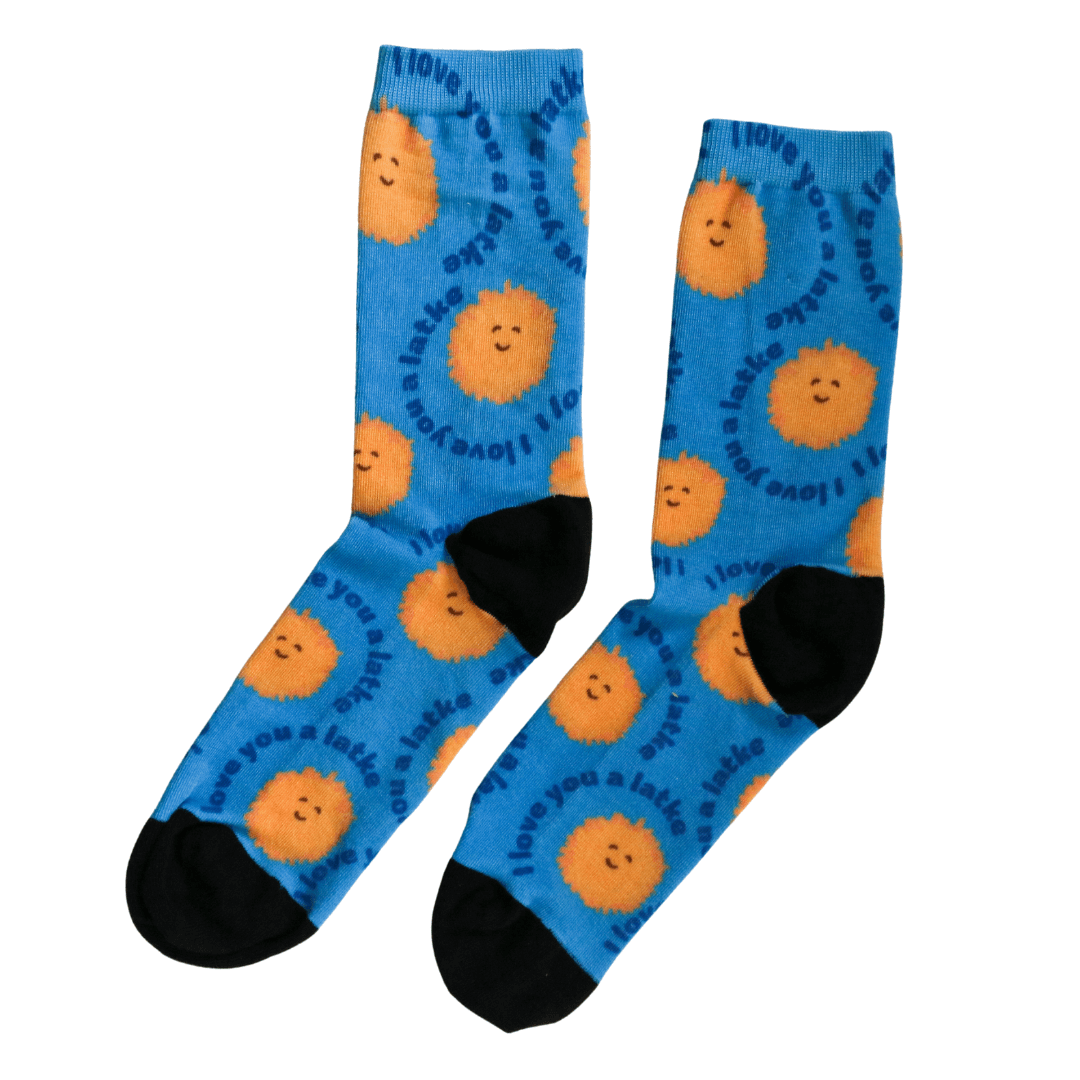 ModernTribe - I Love You a Latke Socks - ModernTribe