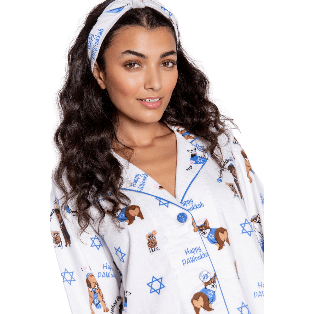 PJ Salvage - Happy Pawnukkah Hanukkah Pajamas Set by P.J. Salvage - (XS - XL) - ModernTribe
