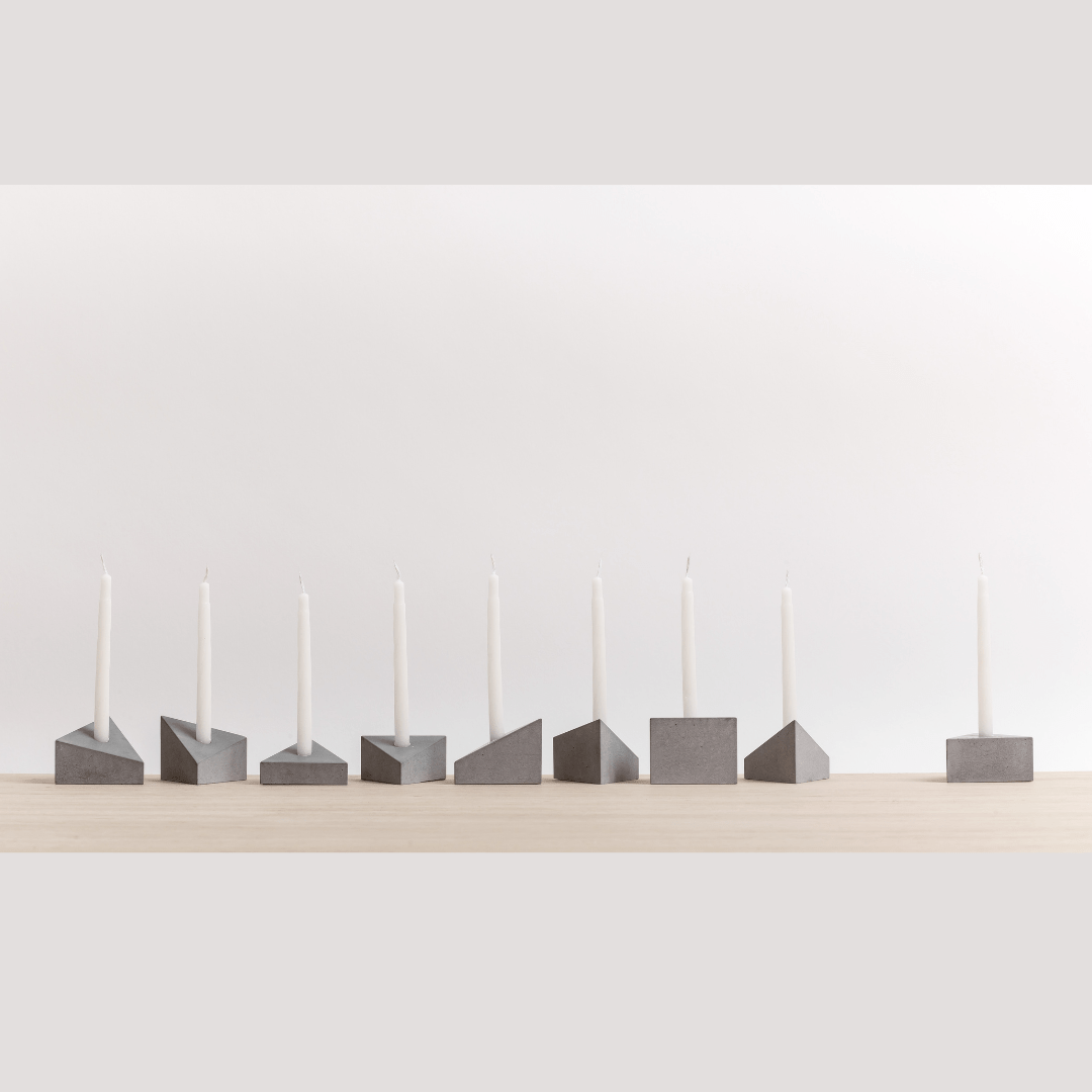 Logifaces - Miracle Edition Prisms Menorah - Ash - ModernTribe