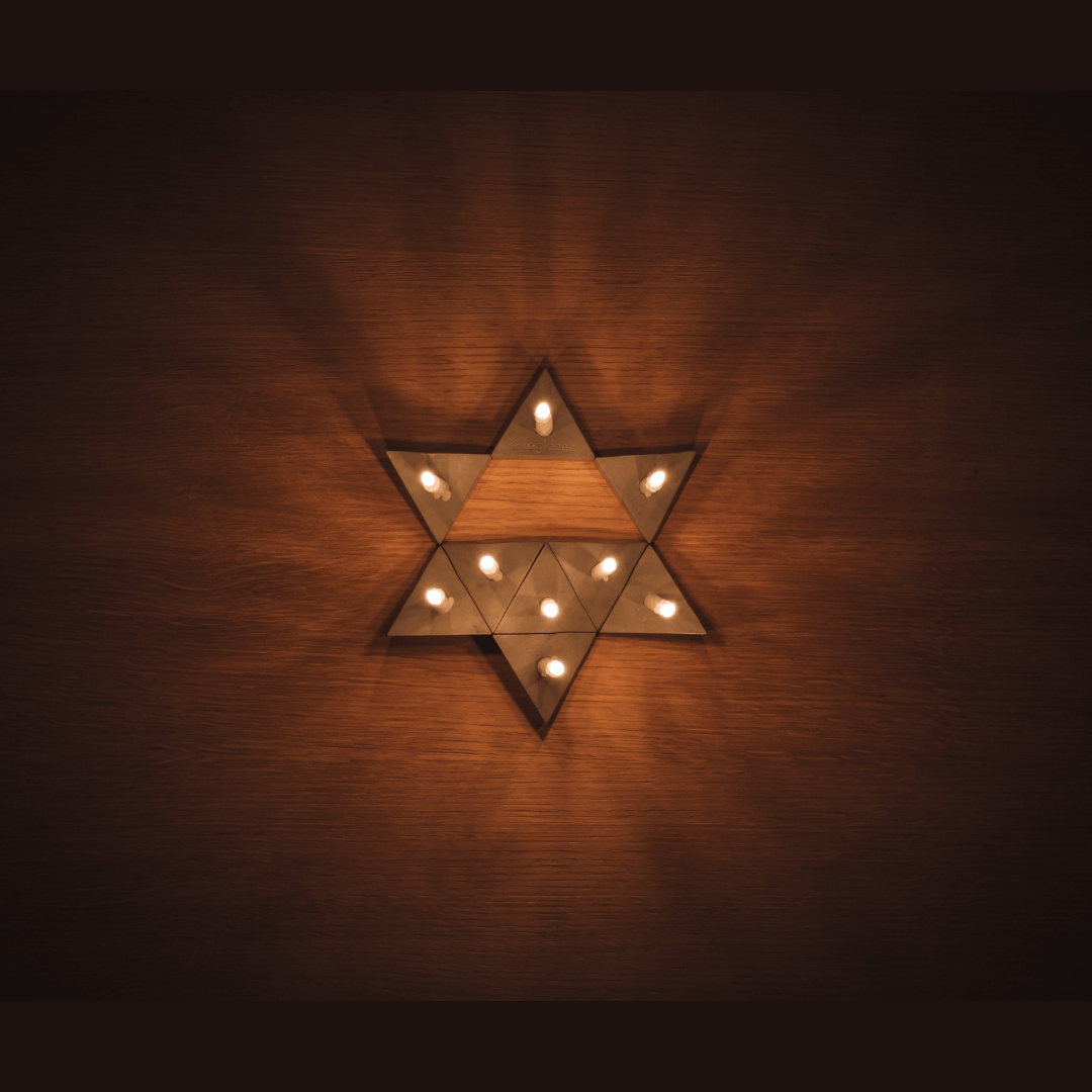 Logifaces - Miracle Edition Prisms Menorah - Ash - ModernTribe