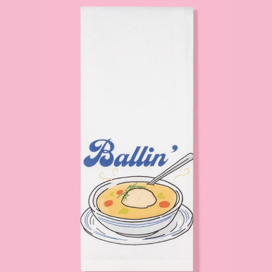Matzo Ballin' Tea Towel