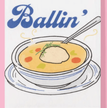 Kitchen Conversation Tea Towels Matzo Ballin' Passover Tea Towel