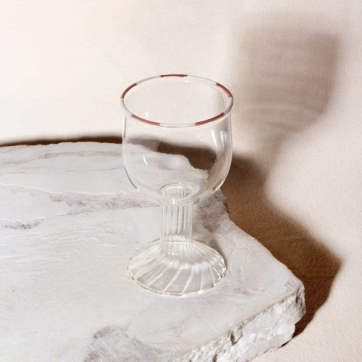 Via Maris - Glass Kiddush Cup by Via Maris - Rose and Blanc - ModernTribe