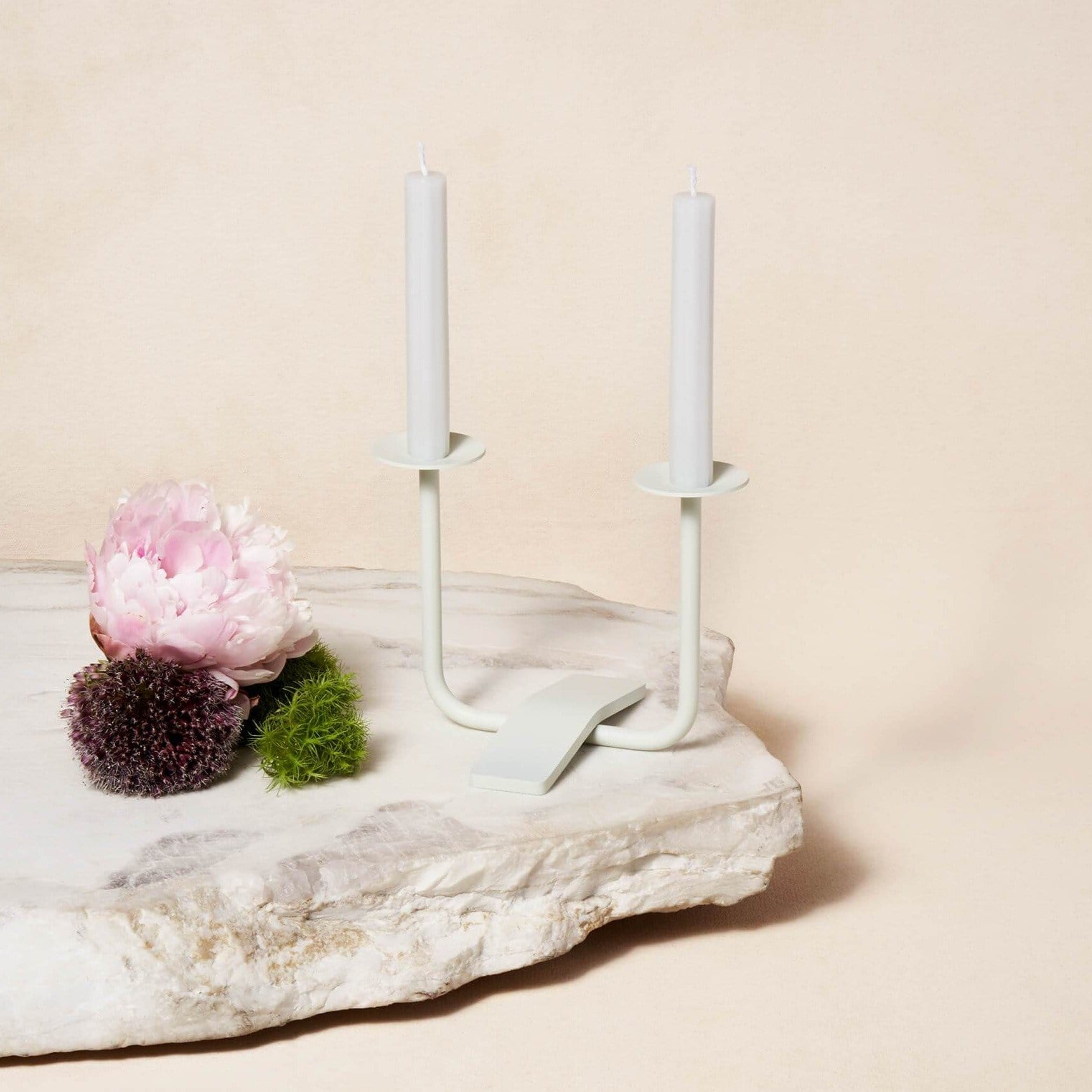 Rest Candleholder by Via Maris - Cloud