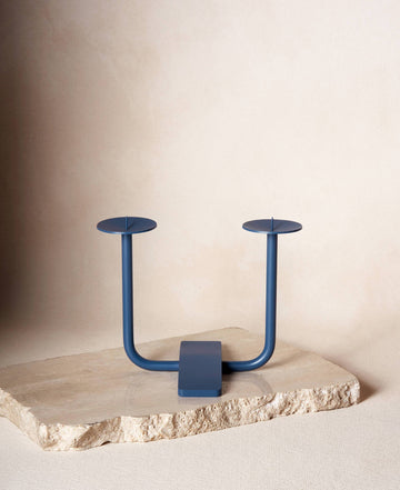 Via Maris Candlesticks Rest Candleholder by Via Maris - Midnight