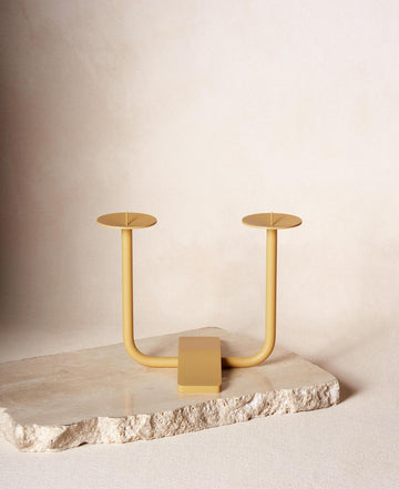 Via Maris Candlesticks Rest Candleholders by Via Maris - Sand