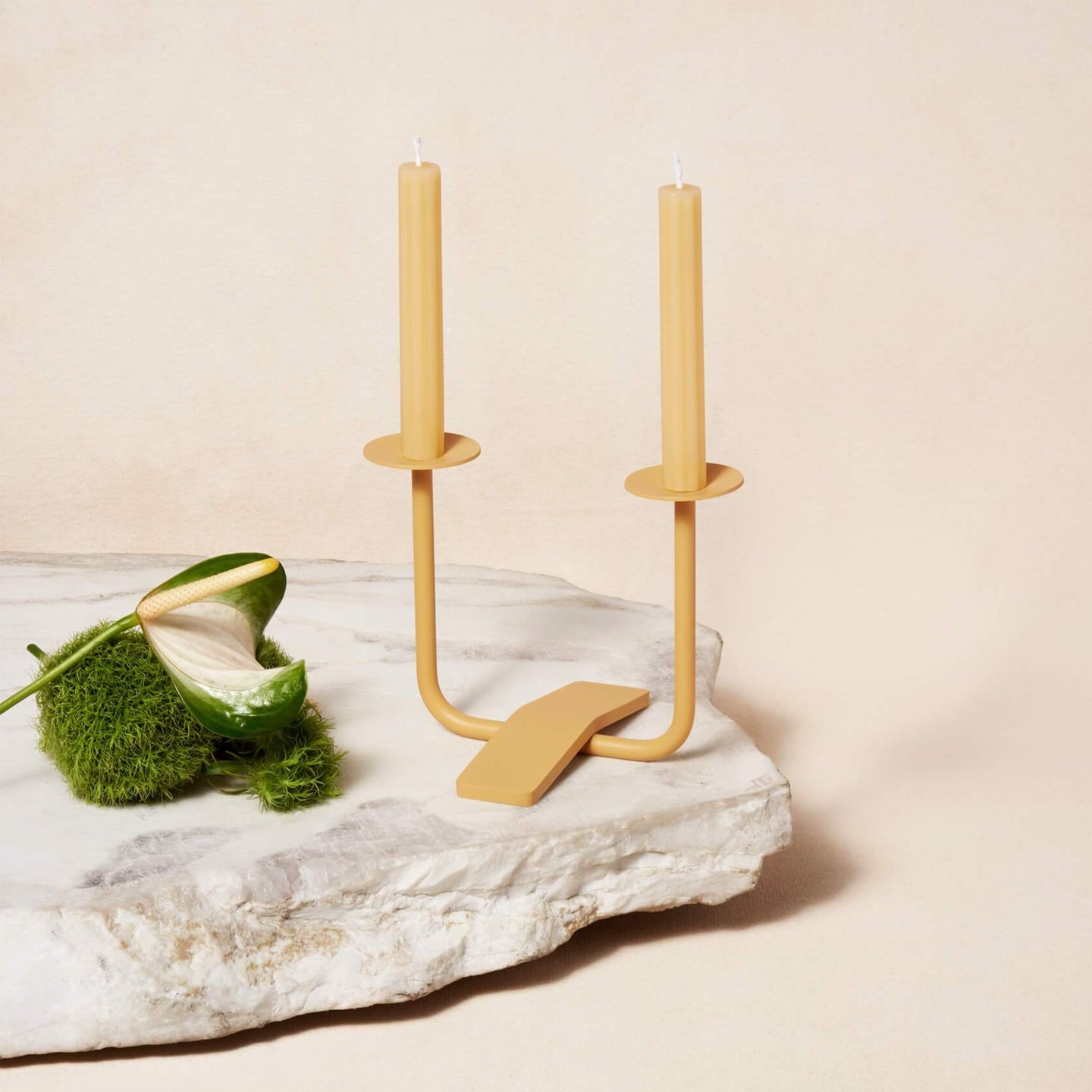 Via Maris Candlesticks Rest Candleholders by Via Maris - Sand