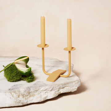 Via Maris Candlesticks Rest Candleholders by Via Maris - Sand
