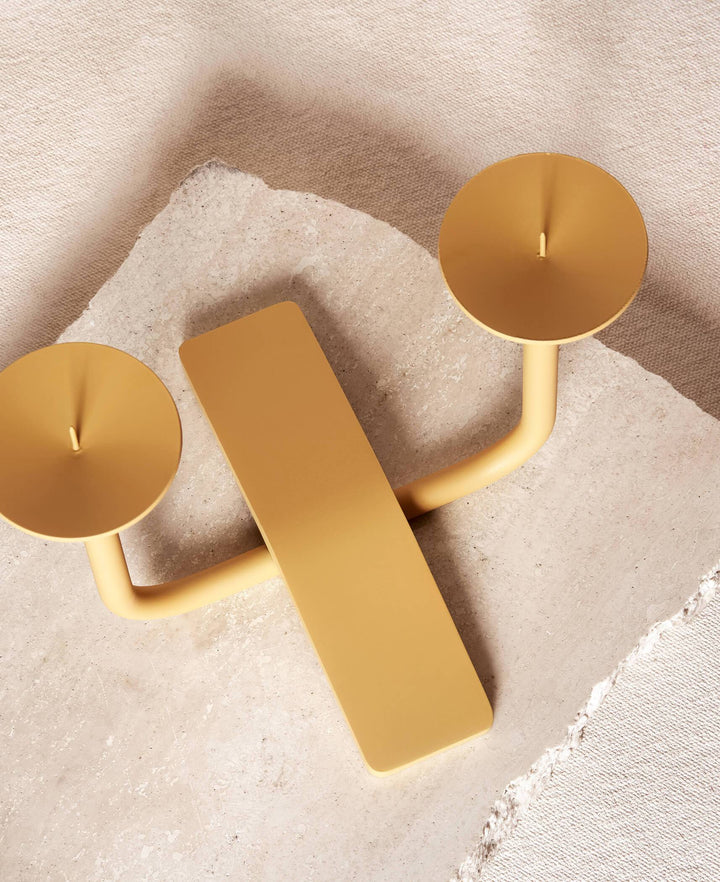 Via Maris Candlesticks Rest Candleholders by Via Maris - Sand