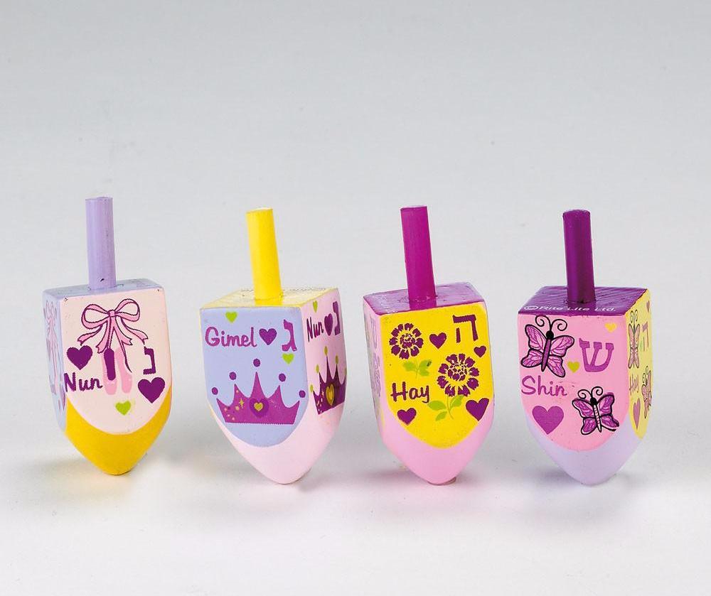 Rite Lite - Princess Dreidels - Set of 4 - ModernTribe