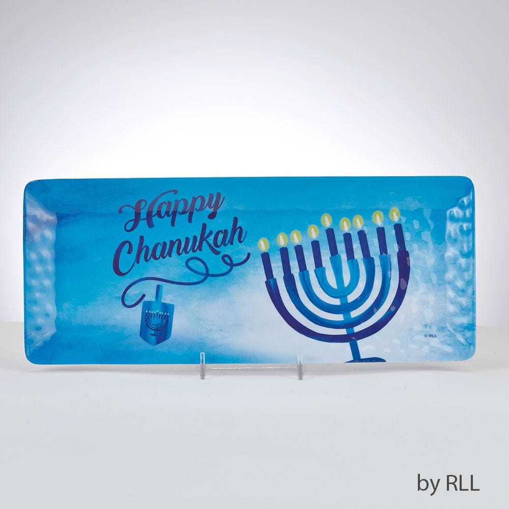 Rite Lite - Happy Chanukah Rectangular Melamine Tray - ModernTribe