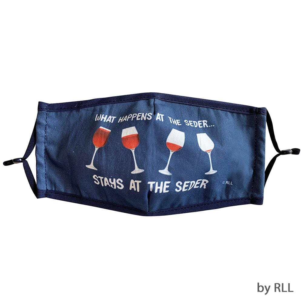 Rite Lite - What Happens At The Seder Passover Face Mask - ModernTribe