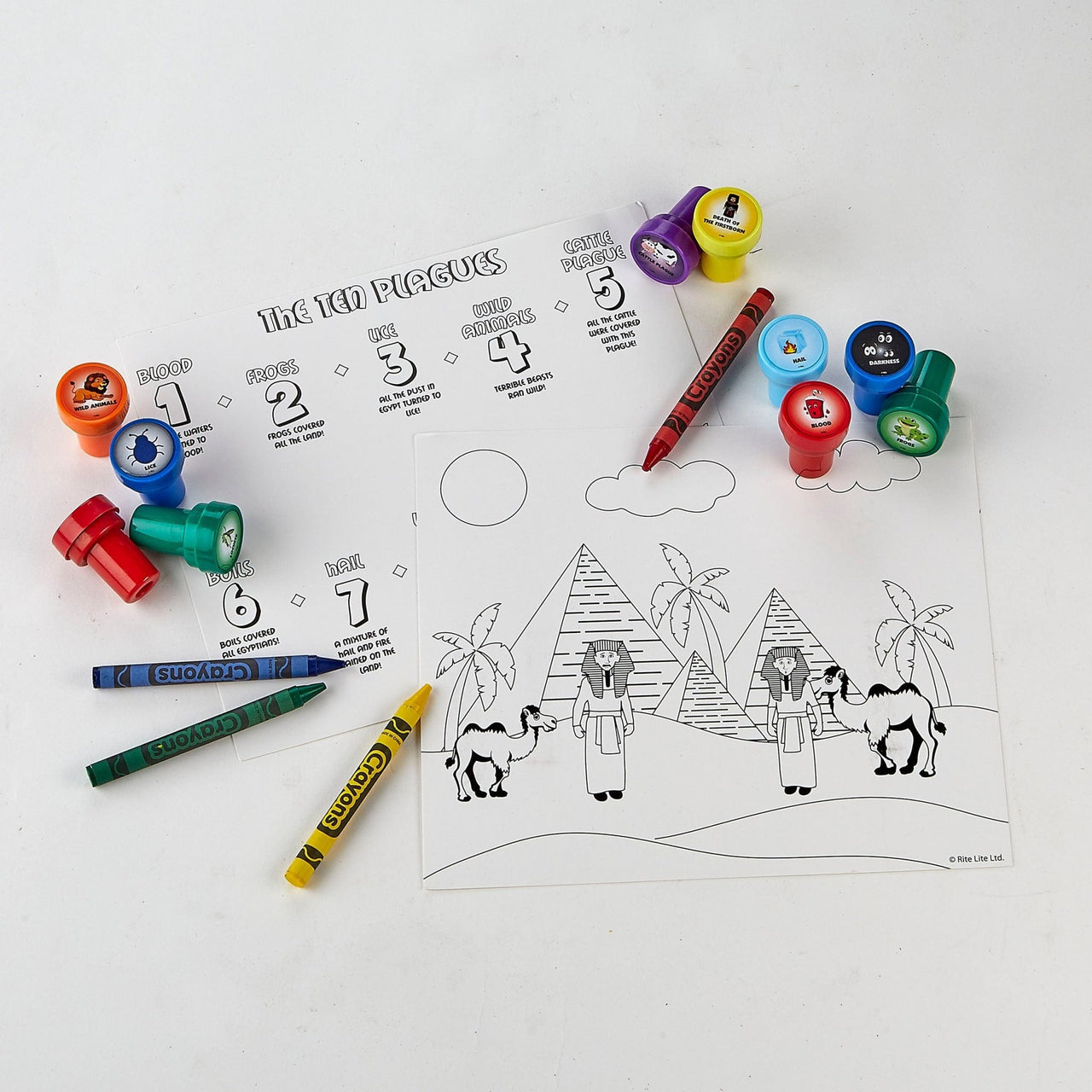 Rite Lite - Passover 10 Plagues Stampers Kit - ModernTribe