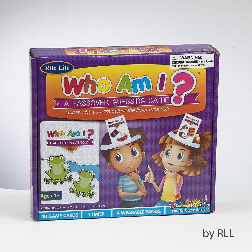 Rite Lite Games Who Am I? A Passover Guessing Game