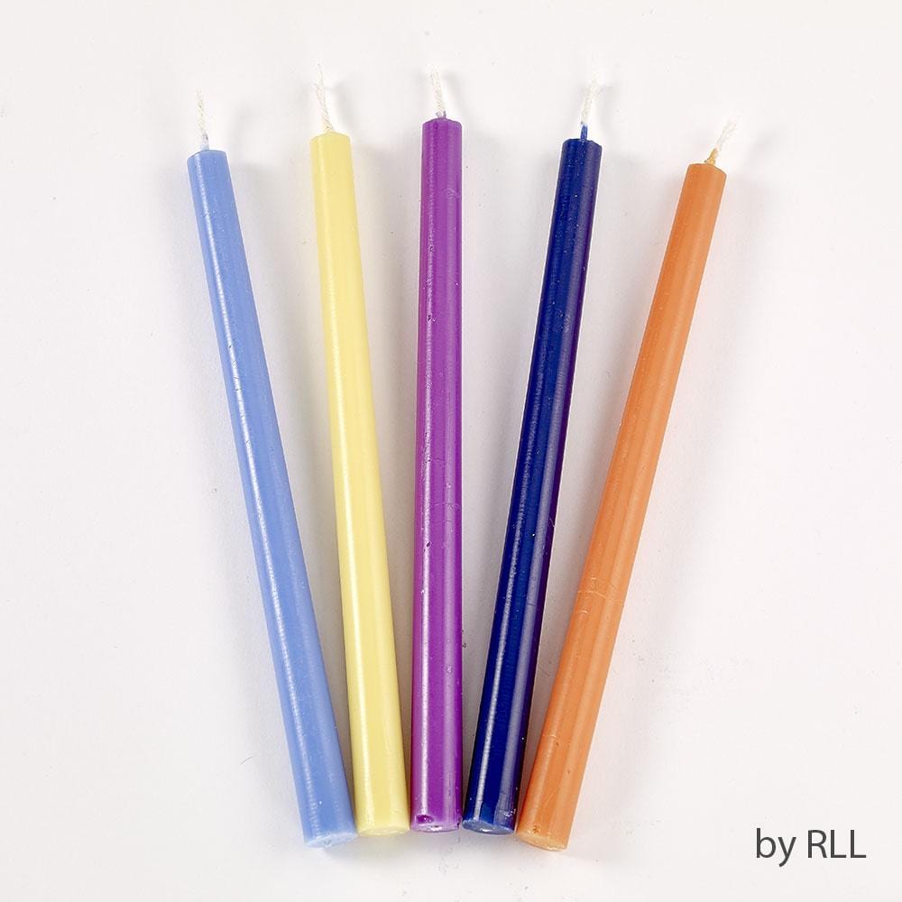 Rite Lite - Deluxe Assorted Rainbow Hanukkah Candles - ModernTribe