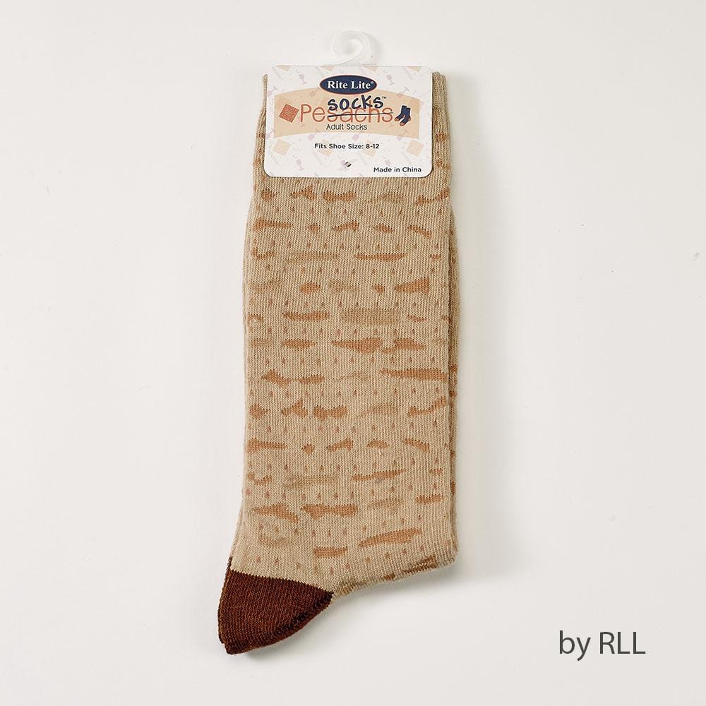 Rite Lite - Matzah Pattern Adult Crew Socks - ModernTribe