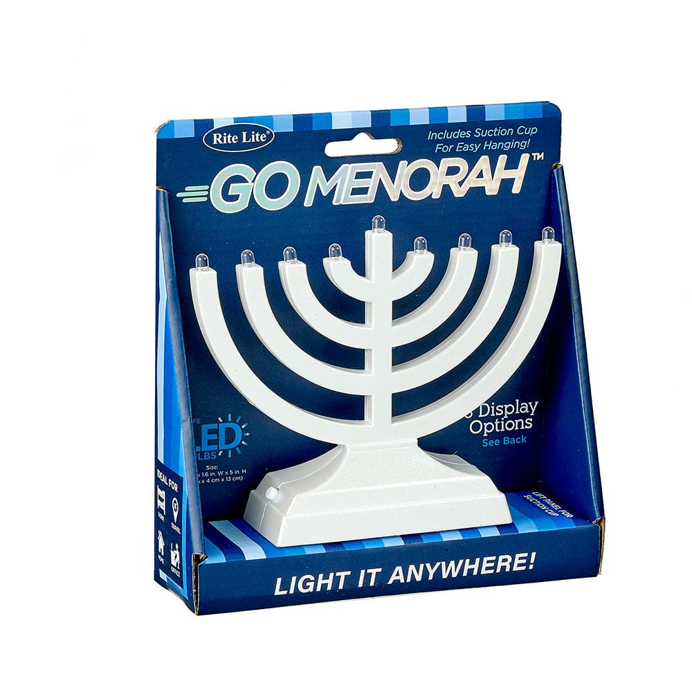 Rite Lite - Rambam Style "Go Menorah"™ - White - ModernTribe