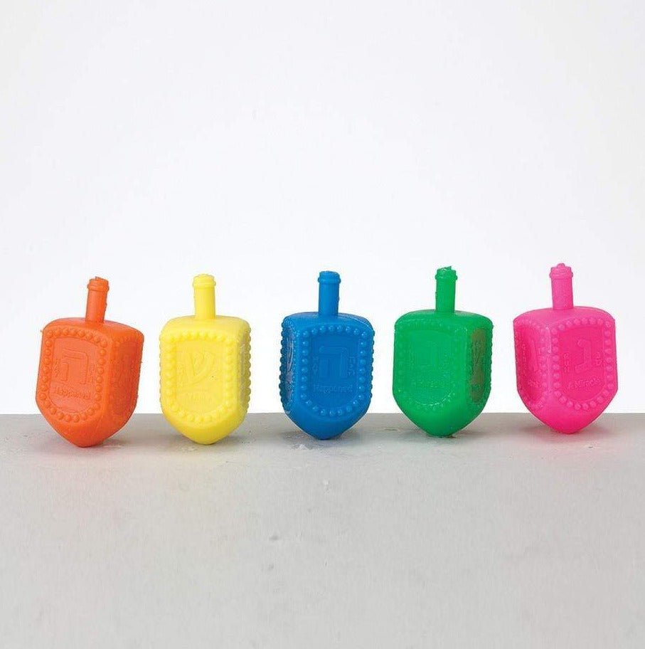 Rite Lite - Jar of Dreidels - 25 Medium Multicolor Plastic Dreidels - ModernTribe