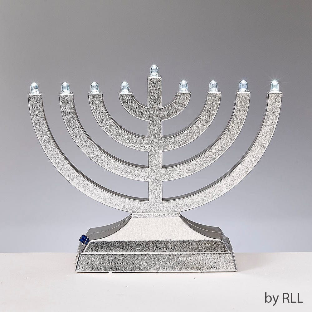 Rite Lite - Rambam Style "Go Menorah"™ - Silver - ModernTribe