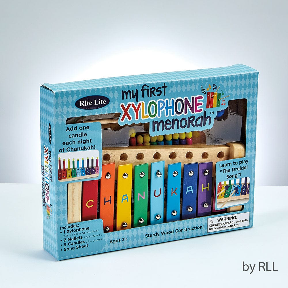 Rite Lite - My First Xylophone Wood Menorah - ModernTribe
