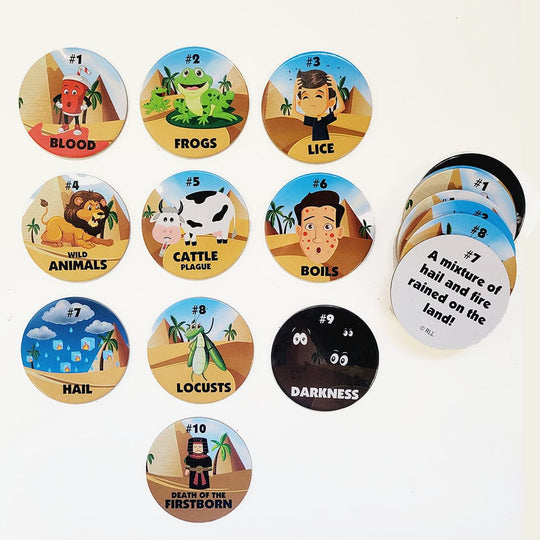 Passover Tablescatters - Two Sets of 10 Plagues