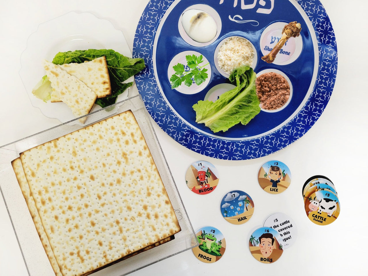 Rite Lite - Passover Tablescatters - Two Sets of 10 Plagues - ModernTribe
