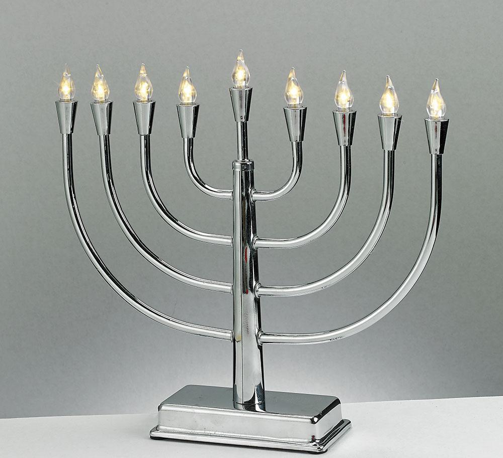 Rite Lite - Solid Metal Electric Menorah - LED Low Voltage - ModernTribe