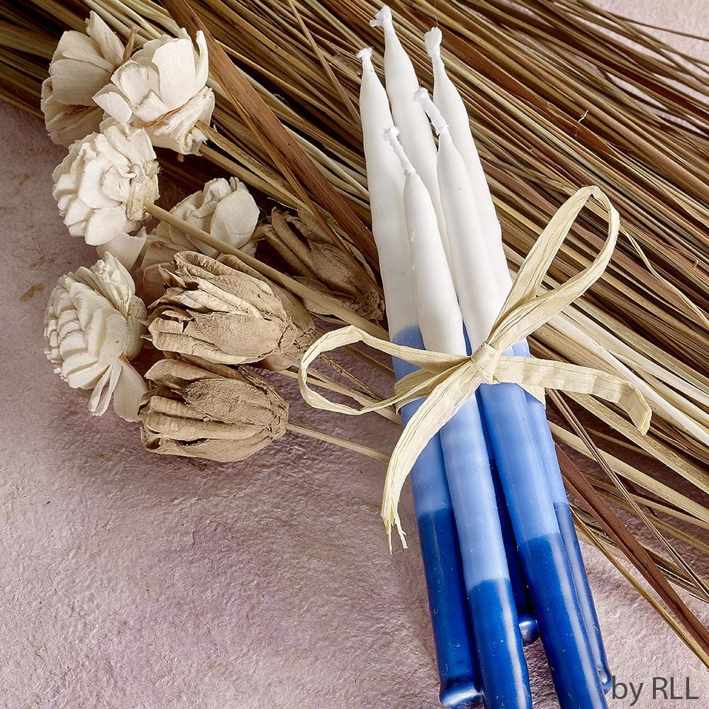 Rite Lite - Pure Vegetable Wax Chanukah Candles - Tricolor Blue and White - ModernTribe