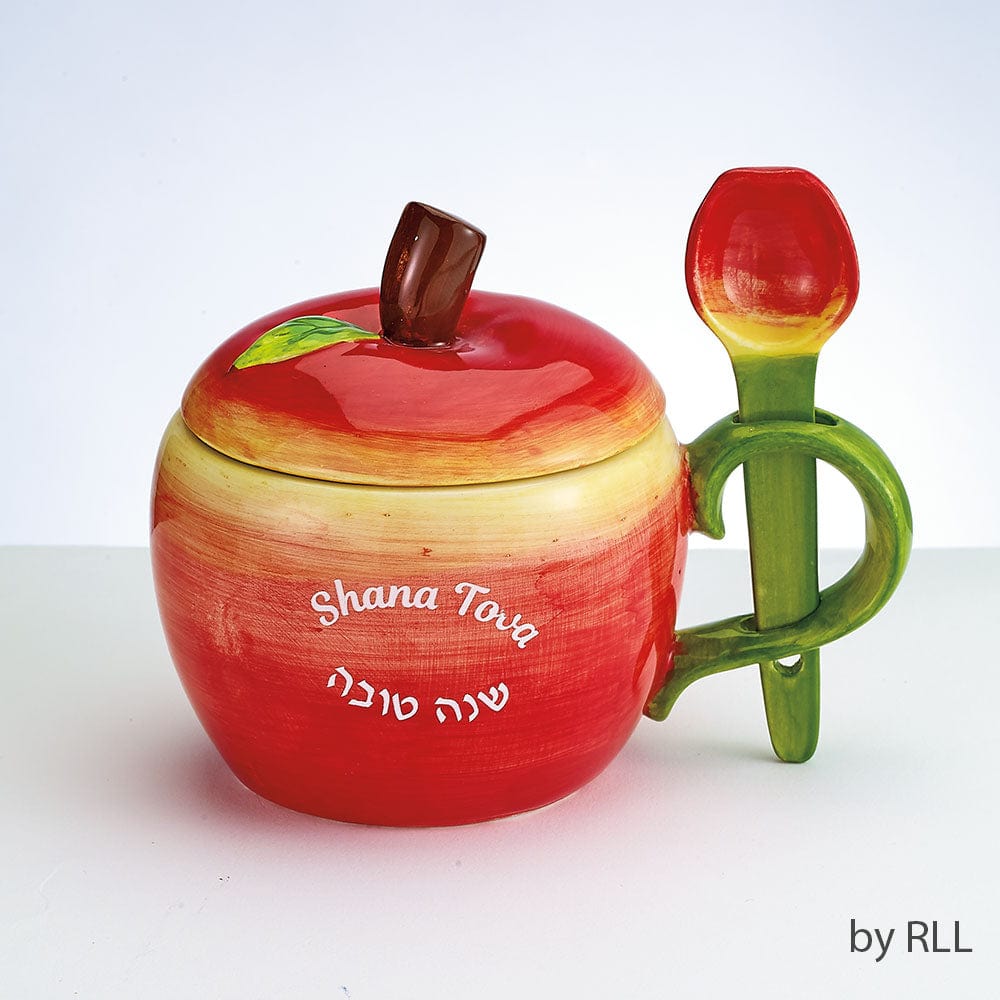 Rite Lite - Ceramic Apple Honey Dish and Spoon Set - ModernTribe