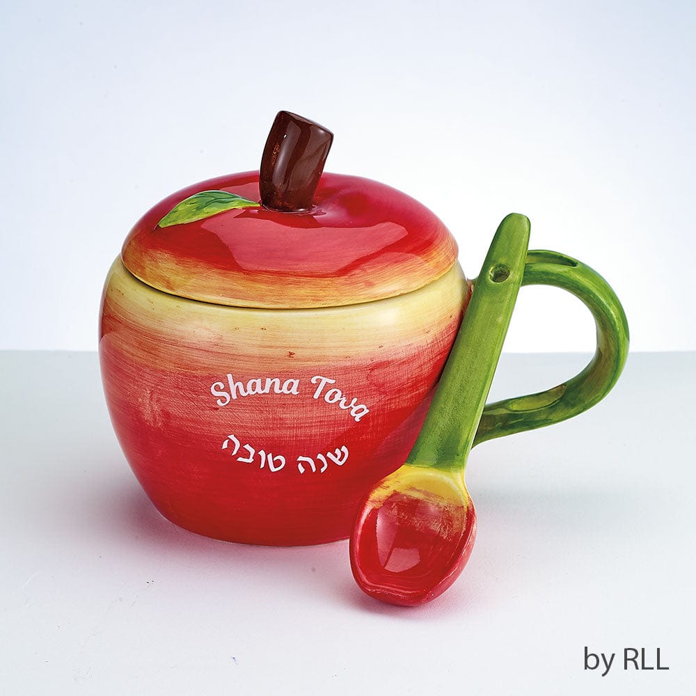 Rite Lite - Ceramic Apple Honey Dish and Spoon Set - ModernTribe