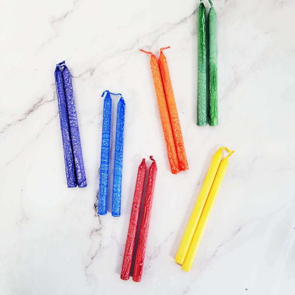 Rite Lite - Premium Frosted Multicolor Hanukkah Candles - ModernTribe