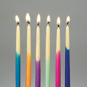 Rite Lite Candles Default Hanukkah Candles - Hand-dipped Beeswax, Assorted Colors